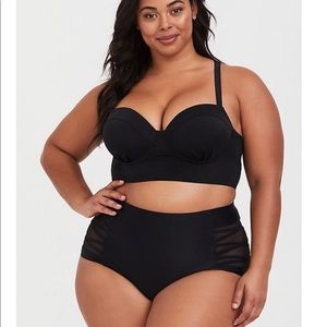 Torrid black bikini top